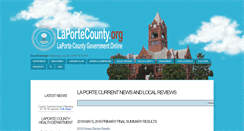 Desktop Screenshot of laportecounty.org